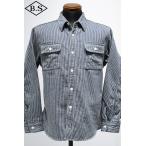 ショッピングデラックス デラックスウエア 長袖シャツ DELUXEWARE HV-01 HICKORY NEL SHIRT HICKORY