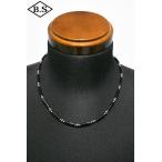  индеец ювелирные изделия INDIAN JEWELRY мелкие вещи колье FN50-005 Navajo жемчуг оникс 50cm