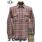 ウエス UES 長袖シャツ 502554 スラブネルシャツ