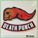 海外買付 / コンボ 09 / 特大 ★ DEATH PUNCH ★ LA SKULL RIDER ★ 刺繍ワッペン  一点物 ★ プラス MCパッチ 94