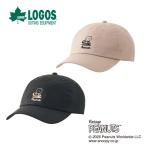 LOGOS ロゴス SNOOPY PEANUTS 75years CAP スヌーピー ブラック ベージュ 帽子 大人用 37500209 37500219