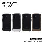 ROOT CO. ルートコー GRAVITY Shock Resist Tough & Basic Case. iPhone17/17Pro専用 iPhoneケース ブラック ホワイト カーキ コヨーテ