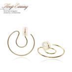 Yahoo! Yahoo!ショッピング(ヤフー ショッピング)フープイヤリング レディース アクセサリー ジュエリー ゴールド K10 10K シンプル クリップ 輪っか リング プレゼント 女性 彼女 10金 クリスマスプレゼント