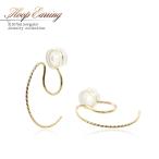 Yahoo! Yahoo!ショッピング(ヤフー ショッピング)フープイヤリング レディース シンプル 華奢 ノンホール ジュエリー ゴールド 極細 K10 10K クリップ 輪っか プレゼント 女性 10金 クリスマスプレゼント