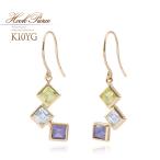 ピアスゆれるペリドットスカイブルートパーズアイオライトプレゼントお祝い10...