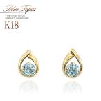 Yahoo! Yahoo!ショッピング(ヤフー ショッピング)18金ピアス レディース ブルートパーズ 18k ピアス 18金 ゴールド K18 ジュエリー プレゼント アクセサリー 女性 誕生日 彼女 妻 小さい バースデープレゼント