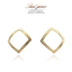 Yahoo! Yahoo!ショッピング(ヤフー ショッピング)ピアス レディース 小さめ イエローゴールド シンプル 菱形 K10 10金 地金 誕生日 プレゼント 記念日 妻 彼女 10K ひし型 薄い バースデープレゼント おしゃれ