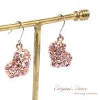 Yahoo! Yahoo!ショッピング(ヤフー ショッピング)フックピアス ハート 可愛い レディース アクセサリー ゆれる フック かわいい ピンク 揺れる 女性 ピンク色 普段使い クリスタル バースデープレゼント