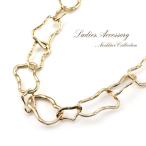 Yahoo! Yahoo!ショッピング(ヤフー ショッピング)ネックレス レディース シンプル ゴールド おしゃれ 女性 大人 フープ 輪っか サークル チェーン リング アクセサリー 金色 大きいサイズ バースデープレゼント