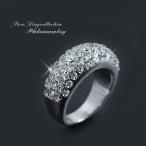 Yahoo! Yahoo!ショッピング(ヤフー ショッピング)指輪 レディース 大ぶり リング おしゃれ キラキラ 豪華 パヴェリング シンプル シルバー 指輪 女性 8号 9号 10号 11号 12号 13号 15号 バースデープレゼント