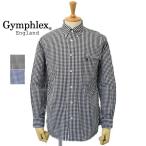 ショッピングジムフレックス メンズ　Gymphlex　ジムフレックス　長袖　ボタンダウン　シャツ ギンガムチェック　シャツ GY-B0196MGG