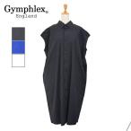 ショッピングジムフレックス レディース　Gymphlex　ジムフレックス　タイプライター　フレンチスリーブ　半袖シャツワンピース　シャツワンピース　GY-B0246TYO