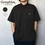 ショッピングジムフレックス 【2025年 S/S】メンズ　Gymphlex　ジムフレックス　COTTON BD S/S SHIRTS 半袖シャツ　 コットンツイル ボタンダウン半袖シャツ GY-B0248BIT