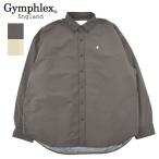 メンズ　Gymphlex　ジムフレックス　L/S B.D SHORT SHIRT DRY NYLON STRETCH TAFFETA  オーバーサイズシャツ　 中綿　GY-B0318DNT