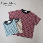 【2025年 S/S】レディース　Gymphlex　ジムフレックス　 マルチボーダー クルーネック半袖Tシャツ Tシャツ ボーダー GY-C0444MST