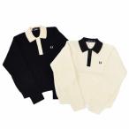 レディース　Fred Perry　フレッドペリー　Knitted Shirt ニットポロ　ニットセーター　ニットシャツ　K8136