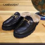 カミナンド CAMINANDO/ローファー ミュール/シャーリング ラインド ビット ミュール/22115W/レディース【正規取扱】