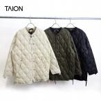 タイオン TAION/ダウン アウター/ミリタリー M65 ライナーWジップ ダウンジャケット ソフトシェル/TAION-M65LSZBML-1/レディース【正規取扱】