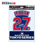  Suzuki ..MLB Tokyo Series 2025 вентилятор переводная картинка имя & номер наклейка Tokyo серии начало битва ML1325SS25 товары WinCraft