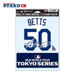ムーキー・ベッツ MLB Tokyo Series 2025 ファンデカール ネーム&ナンバー シール 東京シリーズ 開幕戦 ML1325SS27 グッズ WinCraft