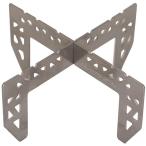 【特価・返品交換不可】エバニュー チタンゴトク Trive Ti (EBY258) ／ シングルバーナー コンロアクセサリー 五徳 専用パーツ クッキング キャンプ