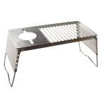 ハイマウント ドリップ＆グリルスタンド アジャスタブルタイプ (23200) ／ キャンプ ゴトク 五徳 ステンレススチール台 収納ケース付