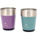 スノーピーク サーモタンブラー360 デュオセット (FES-360-2) ／ 雪峰祭 限定品 キャンプ コップ 2点セット 普段使い 真空断熱 収納袋付き