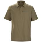 アークテリクス スカイライン メランジシャツ メンズ (29439) ／ SS ボタンダウン ハイキング カジュアル 速乾 UVカット タウンユース 普段遣い