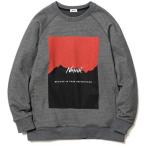 ナンガ リカバーヤーンスウェットシャツ (N1R9) ／ キャンプ トレーナー コットン リサイクル素材 ゆったり ロゴデザイン