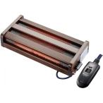 ショッピングパネルヒーター 【B1】 【在庫有・即納】メトロ フットヒーター 1灯式 手元電子コントローラー式 5時間切タイマー付 クリーンポケット付 木枠 MFH181ET(DA) ハロゲンヒーター