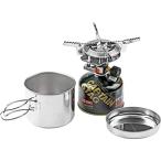 【在庫有・即納】CAPTAIN STAG キャプテンスタッグ M-6400 オーリック 小型 ガスバーナーコンロ・クッカーセット バーナー 一人用鍋セット ソロキャンプ