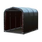 【在庫有・即納】南榮工業 NAN-A サイクルハウス 3台用 BK ブラック 本体一式 組立式 幅1560x奥行2200x高さ1650mm パイプ外径19.1mm パイプ車庫