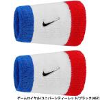 a... Nike NIKEsushu напульсник Classic двойной широкий 2P 13cm трехцветный игра Royal / Uni балка City красный BN4000-467