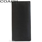 コーチ COACH 財布 メンズ 長財布 薄型 本革 アウトレット ブラック 黒