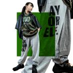 韓国ファッション スウェットパンツ レディース ダンスパンツ メンズ ダンス 衣装 ヒップホップ パンツ スウェット パンツ ワンマイルウェア おしゃれ 可愛い …