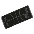  Jaguar do полотенце мяч узор черный 22AW07 SPALDING Spalding баскетбол часть . тренировка баскетбол спорт полотенце сейчас . производство высокое качество подарок 