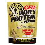 ショッピングホエイプロテイン CFMホエイプロテイン＋ペプチド プレーン ノンフレーバー 2kg GOLD'S GYM_S ゴールドジムサプリ