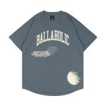 Ballaholic　COLLEGE LOGO Ball Mark COOL Tee (sage green)