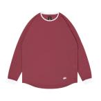 Ballaholic blhlc Cool Long Tee (red plum/white) BHBTS-00398-RPW Borer Hori k одежда рубашка long T