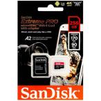 SanDisk SanDisk Extreme Pro Extreme Pro microSDXC UHS-I карта SDSQXCZ-256G-GN6MA (R170/W90 V30 U3 4K) за границей упаковка SD конверсионный адаптор приложен 