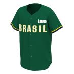 Outerstuff FIFA World Cup 2026 Brazil Brazil короткий рукав кнопка передний Baseball джерси футбол мужской 