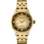 SEIKO Presage Collection 腕時計 メンズ 自動巻 ゴールド文字盤 ステンレス ゴールド仕上げ SRPK48
