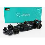 MERCEDES F1 W14 Hamilton 2023 матовый черный Bburago 1/24