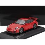 PORSCHE 911 GT3 2009 красный 1/43 миникар 