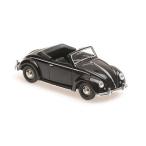 1950 Volkswagenhebmyula- кабриолет черный /Maxichamps 1/43 миникар 