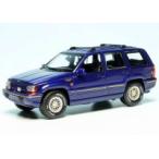 1995 Jeep Grand Cherokee темно-голубой металлик Maxichamps 1/43 миникар 