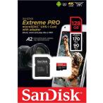 SanDisk SanDisk Extreme Pro microSDXC UHS-I карта SDSQXCY-128G-GN6MA V30 U3 4K insta360 GoPro DJI за границей упаковка SD конверсионный адаптор 