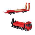 予約2014年発売予定メルセデスベンツアクトロス 8X4PLATFORM WITH CRANE + ノーテブーム ASD40 IM SET Platform with crane + Nooteboom ASD40 red トラック ク