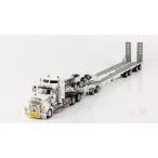 予約3-5月以降発売予定Kenworth T909 Prime Mover with Drake 2x8 Dolly and 4x8 Swinging trailer ホワイト トラック トレーラー /DRAKE 1/50 模型