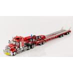予約3-5月以降発売予定Kenworth T909 Prime Mover with Drake 2x8 Dolly and 4x8 Swinging trailer ロッソレッド トラック トレーラー /DRAKE 1/50 模型